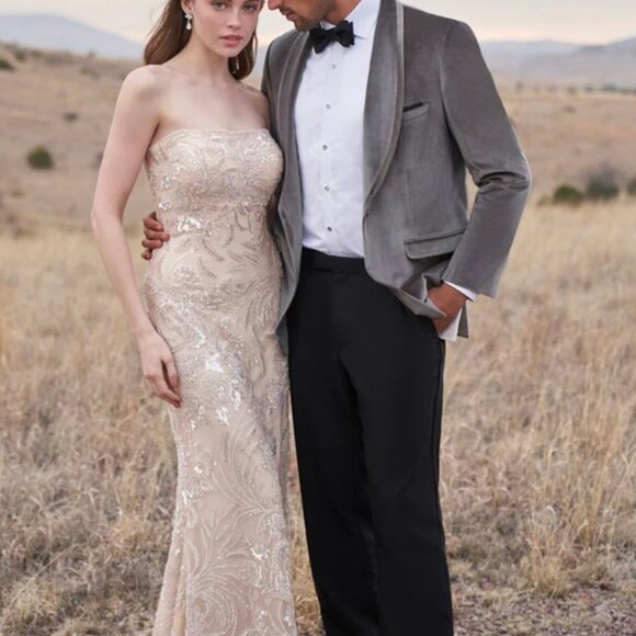 Allure Couture C584 Bridal Wedding Gown Dress sz 6 - Picture 5 of 6